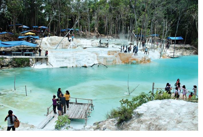 Tinggi Raja White Crater Tourist Places in North Sumatra